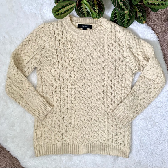 Forever 21 Chunky Cable Knit Sweater - Picture 8 of 8